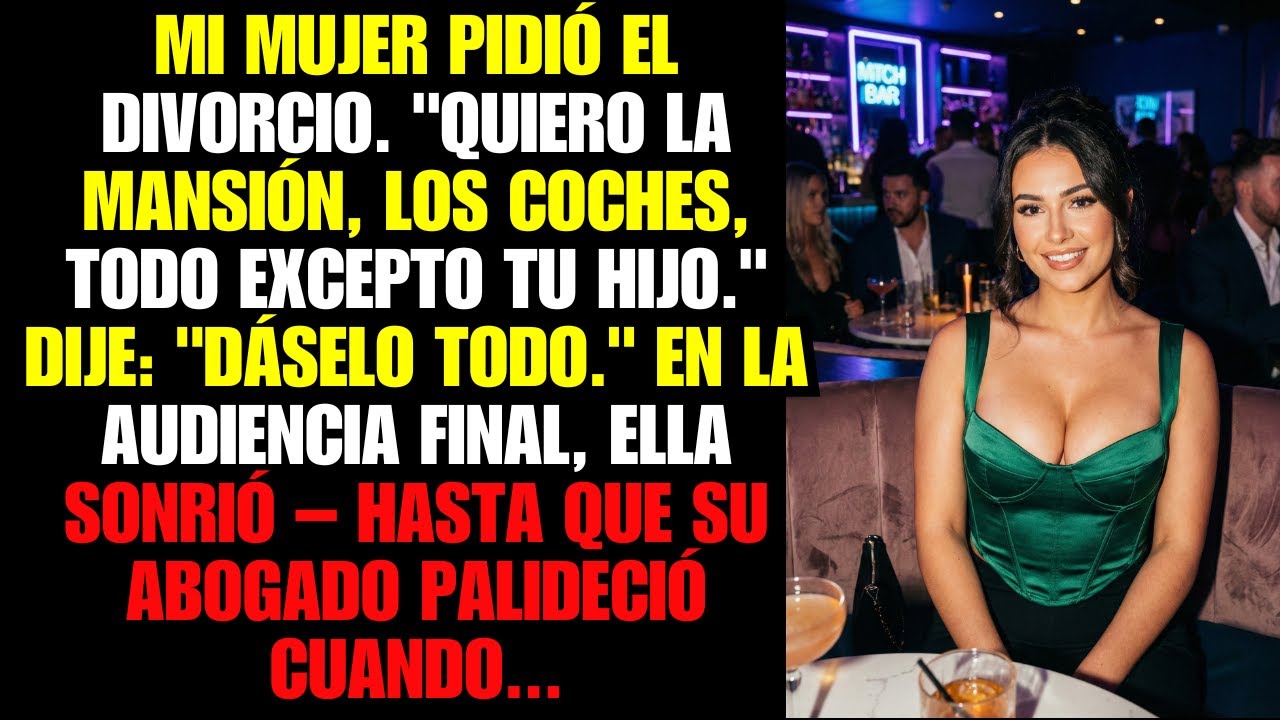 Mi mujer pidió el divorcio. 