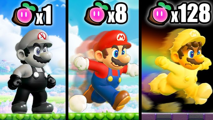 Super Mario Bros. Wonder vs. NSMBU Animation Comparison 