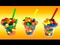 M&M's Cups with Surprise Toys Mickey Mouse Disney Toys Marvel Heroes My Little Pony Toy Videos