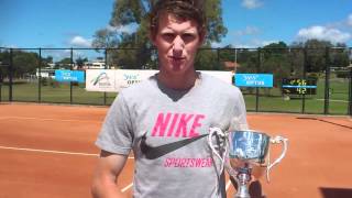 Harry Bourchier - 2012 Optus 16s National Claycourt Singles Champion