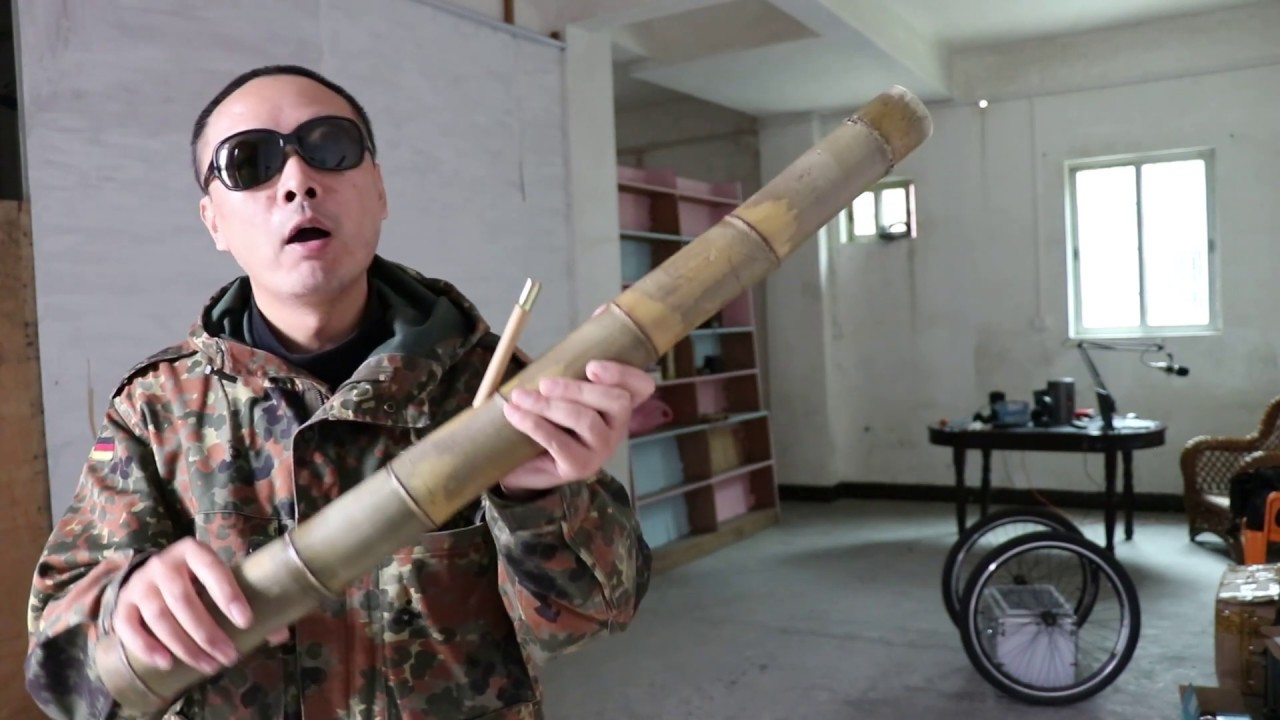 bamboo water pipe smoking