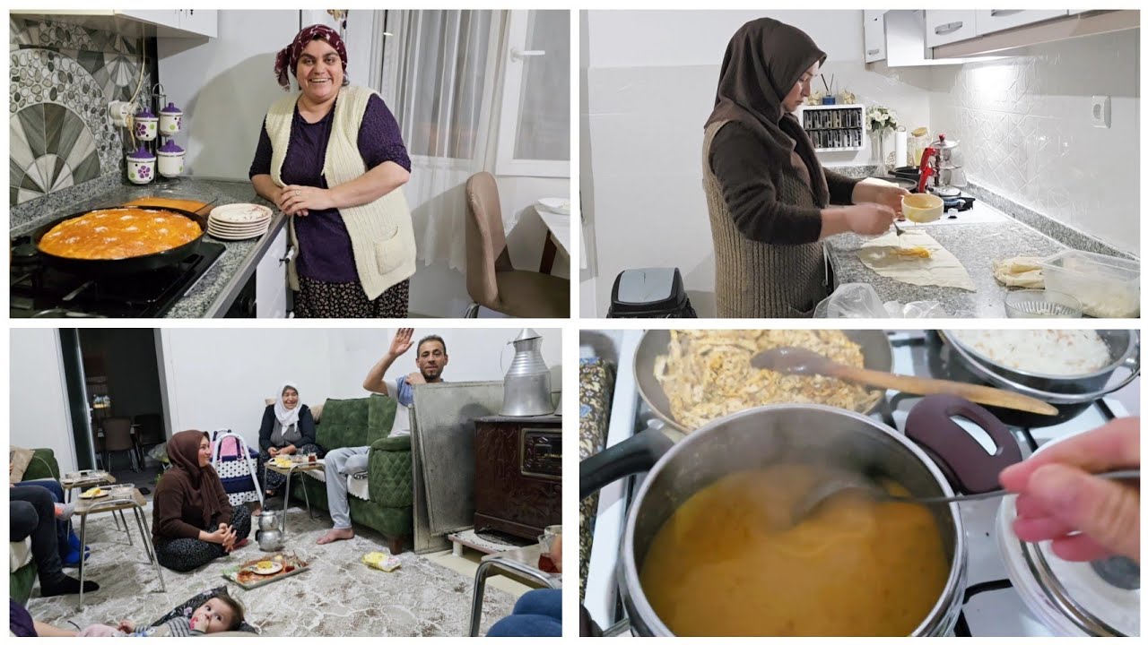 İFTARA ANNEMDE ÇAYA ABİMDEYİZ✅️ALYA'MIZLA TANIŞIN🥰MENÜMÜZDE NELER VAR✅️YENGEMDEN İRMİK TATLISI✅️