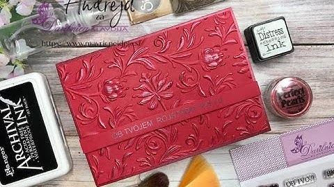 Sizzix 3d botanical embossing folder