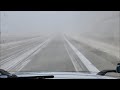 Rock Springs Wyoming to Little America on I-80 With Near Zero Visibility From Blowing Snow!! Yee Haw