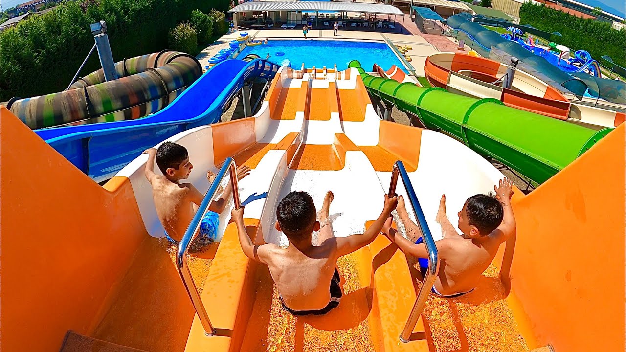 Duzce Aquapark Race Water Slide Youtube
