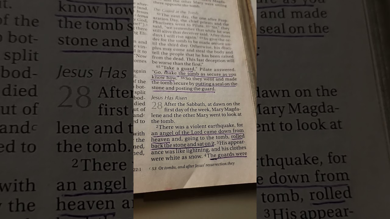 Mathew 27:65/28:2-4 Ask the Lord to send angels to roll back the stone. Yes and Amen.