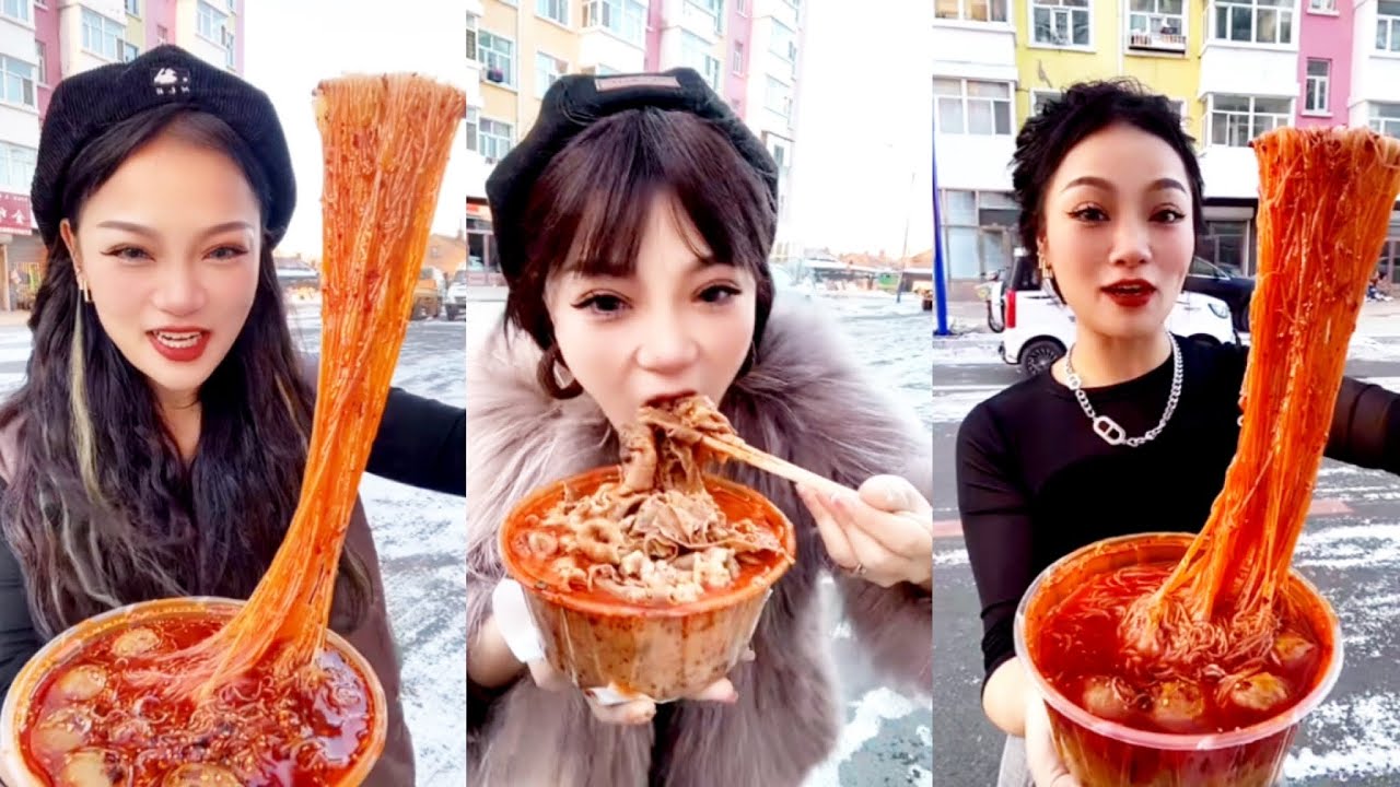 MUSIM DINGIN ENAKNYA SRUPUT KUAH MALA!👹🌶MIE DAGING MANTAP👍🏻🤤KUAT PEDES BGT🔥🥵