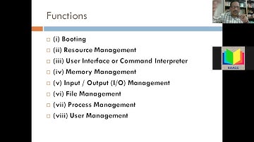 Fundamentals of Operating System || PST JEST Online Classes || M. Ismail Ansari || 06-05-2021