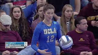 UCLA vs North Carolina - Regional Semifinal NCAA Women's Volleyball (Dec 9th 2016)