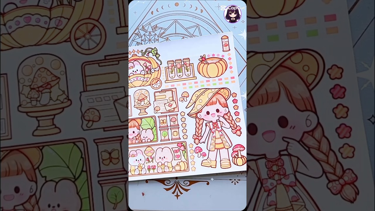 Decorate notebook with my cutesticker 