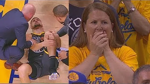 Klay Thompson SCARY KNEE INJURY | Warriors vs Raptors | 2019 NBA Finals Game 6