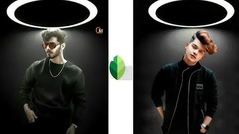 New Tiktok Ring light photo Editing snapseed