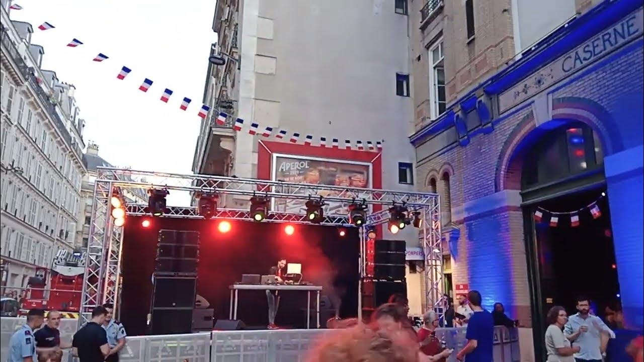 Bal des Sapeurspompiers du 13 juillet 2022 à la caserne Boursault à Paris 17ème arrondissement