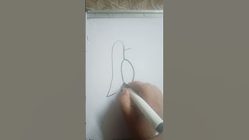 How to turn number "5"into a pegwin #drawing