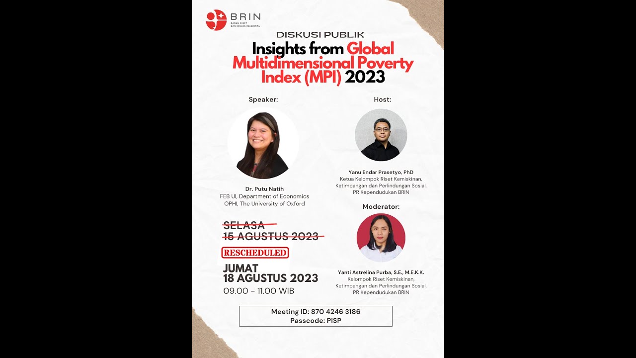 Insights from Global Multidimensional Poverty Index (MPI) Report 2023 ...