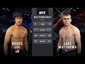 Bruce Lee vs. Jake Matthews (EA Sports UFC 3) Brutal Fight - K1 Rules