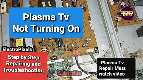 LG PLASMA TV MODEL 42PJ560R  Not Working|Power Supply Repair ||SMPS Repair|Plasma Tv Repair Tutorial