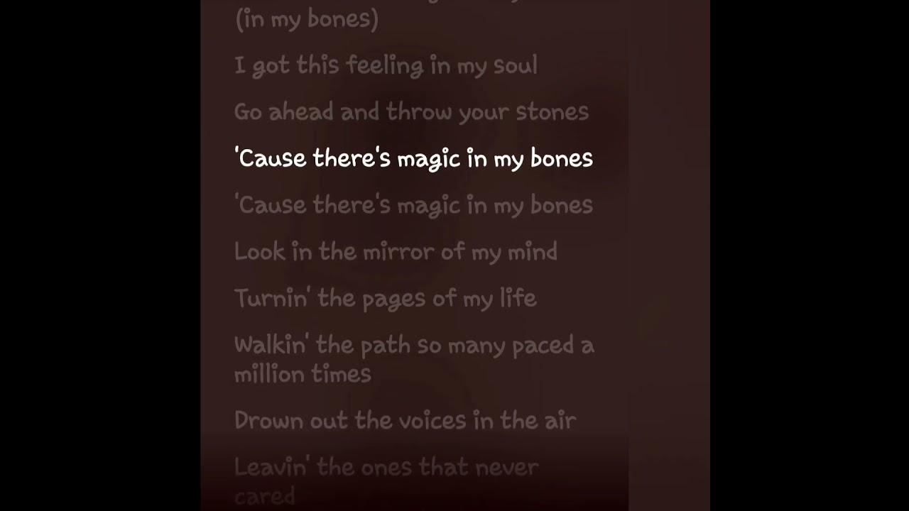 Bones Lyrics Part-2 | 