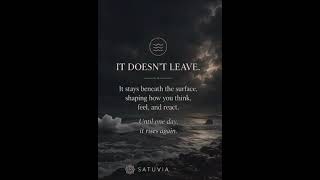 What You Bury Does Not Disappear | The Hidden Cost of Suppressed Emotions 🌊