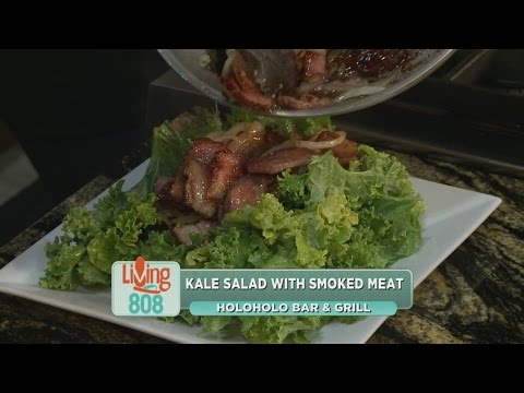 Holoholo Bar & Grill makes Smoked Meat & Kale Salad with Hawaiian Chili Pepper Vinaigrette (3)