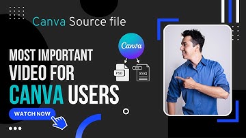 How to Download Source File From Canva | Convert PDF to PSD & PSD to PDF, SVG | how to open psd file
