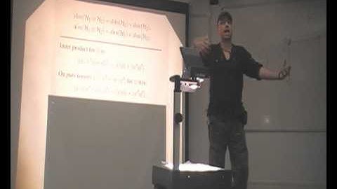 Bob Coecke: "Tutorial: the quantum formalism"