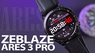 ZEBLAZE ARES 3 PRO. Full Review. Watch Faces, Features, Strap Replacement, Pros, and Cons. screenshot 3