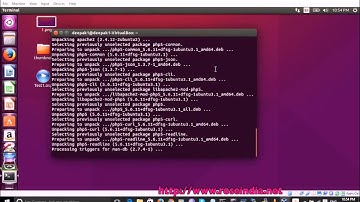 How to install PHP and modules in Ubuntu?