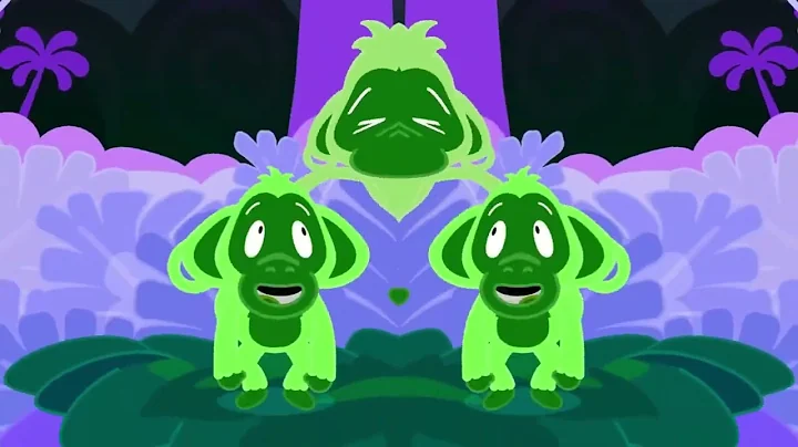 Plim Plim Five Little Monkeys Jumped on the Bed / Effects Sponsored By Klasky Csupo 2001 Effects