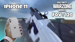 WARZONE MOBILE 120 FOV GAMEPLAY ON iPHONE 11 🫠