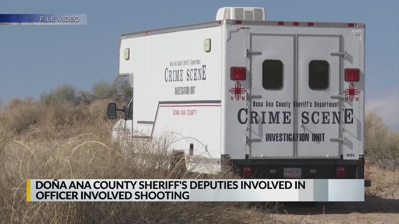 Suspect condition unknown deputyinvolved shooting in Doña Ana County