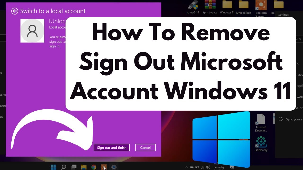 how do i change what microsoft account is used on my pc