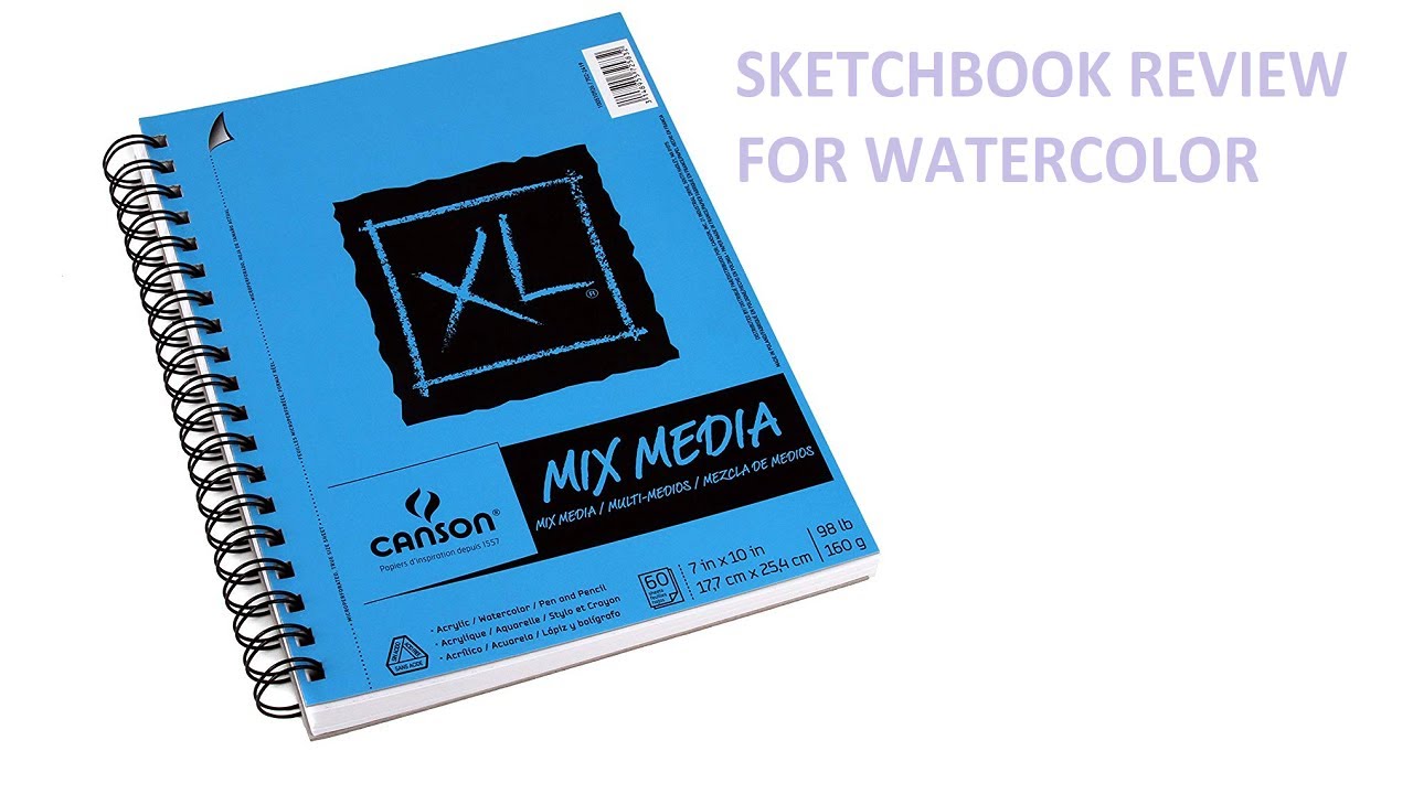 LIVE Sketchbook Tour and Review of Canson XL Mixed Media