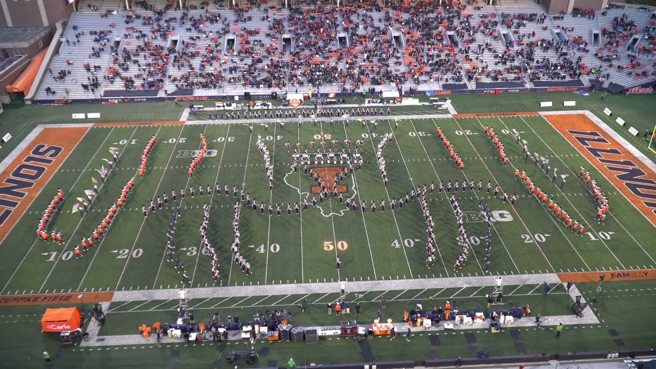 Marching Illini Halftime: Senior Show | ILLINOIS vs Northwestern 11.25.2023