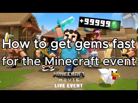 Best Way To Get Gems In The Minecraft Event - YouTube