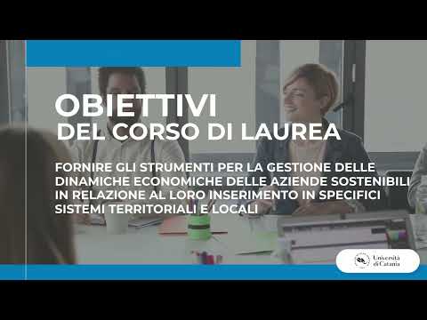 "Management delle imprese per l’economia sostenibile", nuovo corso di laurea Unict