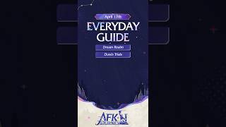 17th April Guide for #afkjourney | #dreamrealm #duratrials