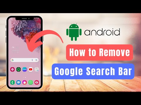 How to Remove Google Search Bar from Android Device