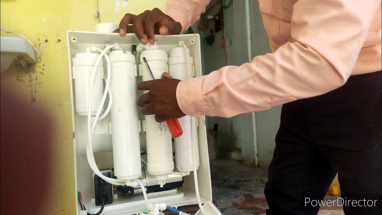 How to change aquaguard Reviva 50 RO all filter. YouTube