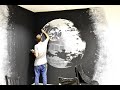 Death Star Mural, timelapse.