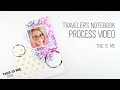 Traveler's Notebook Layout Process // This is me // Kellie Stamps