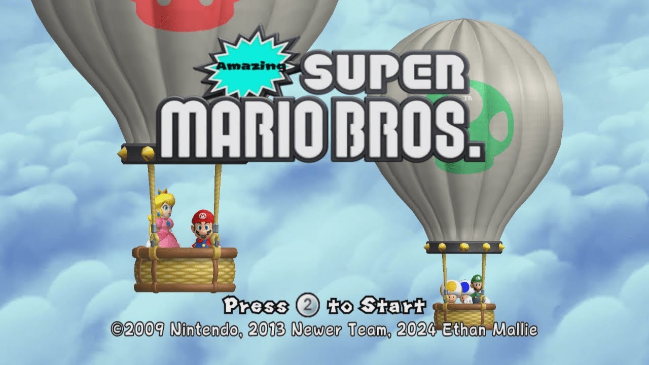 Amazing Super Mario Bros #1 Walkthrough 100% - YouTube