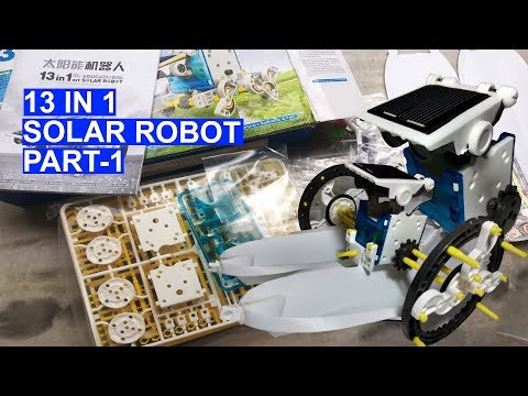 Bottleboom Stem 13-in-1 Solar Power Robots Creation Toy, Educational Experiment DIY Robotics Kit, Science Toy Solar Powered Building