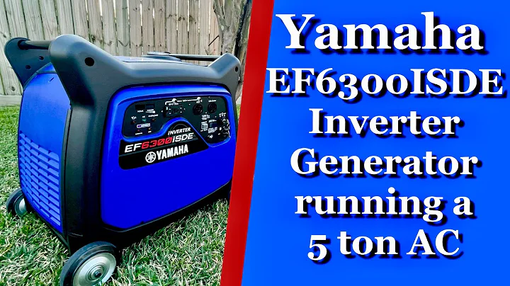 Efficient Power: Yamaha Inverter Generator Running 5 Ton AC