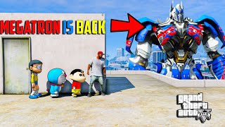 GTA 5 : Megatron Attack On Shinchan Franklin & Doraemon GTA 5 ! screenshot 5