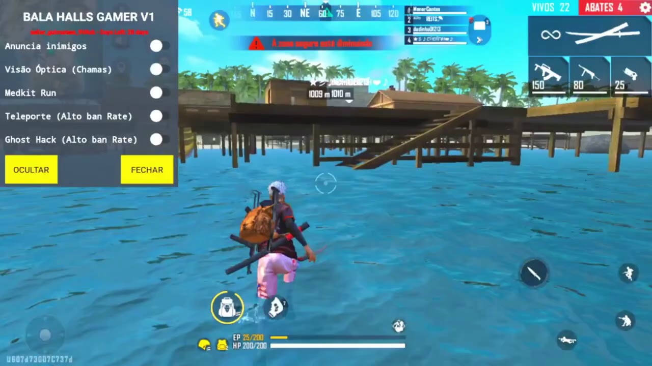 HACK mais apelão do FF upando SQUAD Aleatório