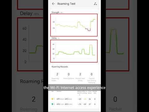 Performing a Roaming Test
