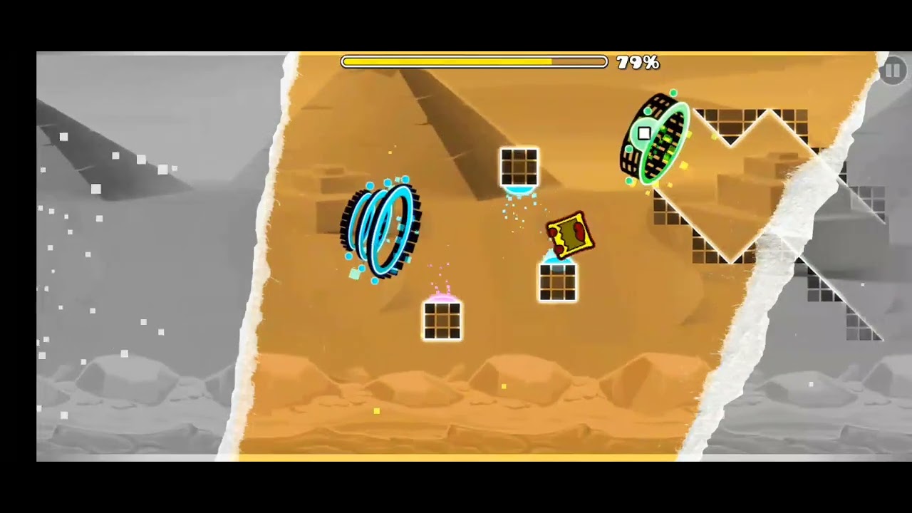 Geometry dash(my first level) - YouTube