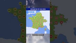 Weather forecast from Sunday, May 31st to Tuesday, June 2nd, 2026