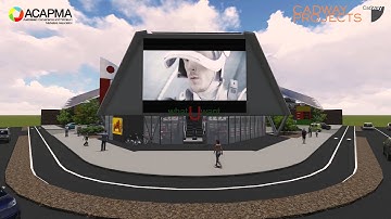 Future service station, gas station, convenience store